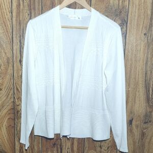 89th & Madison White Women's Cardigan Size M